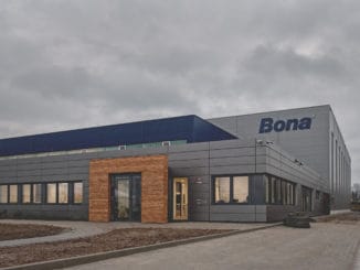 Das neue Bona Distributions-Center vor der Eröffnung.