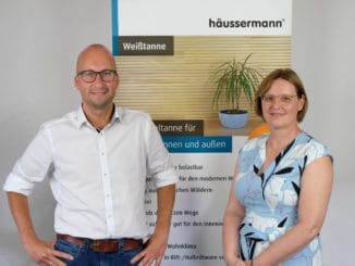 Stephan Seidel wurde in die Geschäftsführung von Häussermann berufen. Rechts im Bild die geschäftsführende Gesellschafterin Dagmar Stribel.