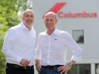 Columbus richtet seinen Vertrieb neu aus. Im Bild v. l.: Andreas Rusch, Vertriebsleitung für das Ausland, und Michael Marien, Geschäftsführer und Vertriebsleiter für Deutschland.