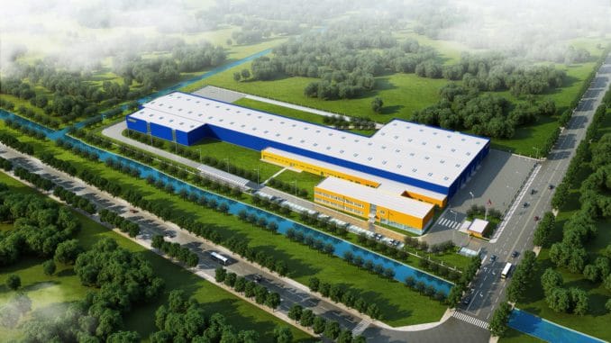 Der neue Standort von Hörmann in Changshu dient zur Ausweitung der Produktion von Stahlblechtüren für den südchinesischen Markt.